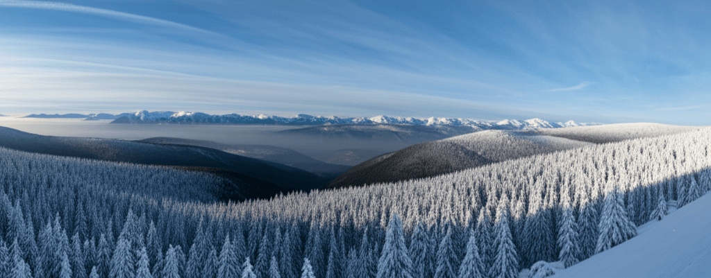 Jura Landschaft im Winter