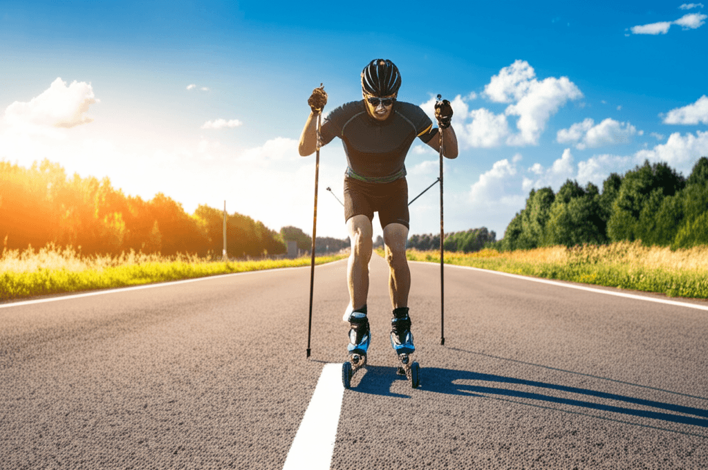 Sommertraining für Langlauf