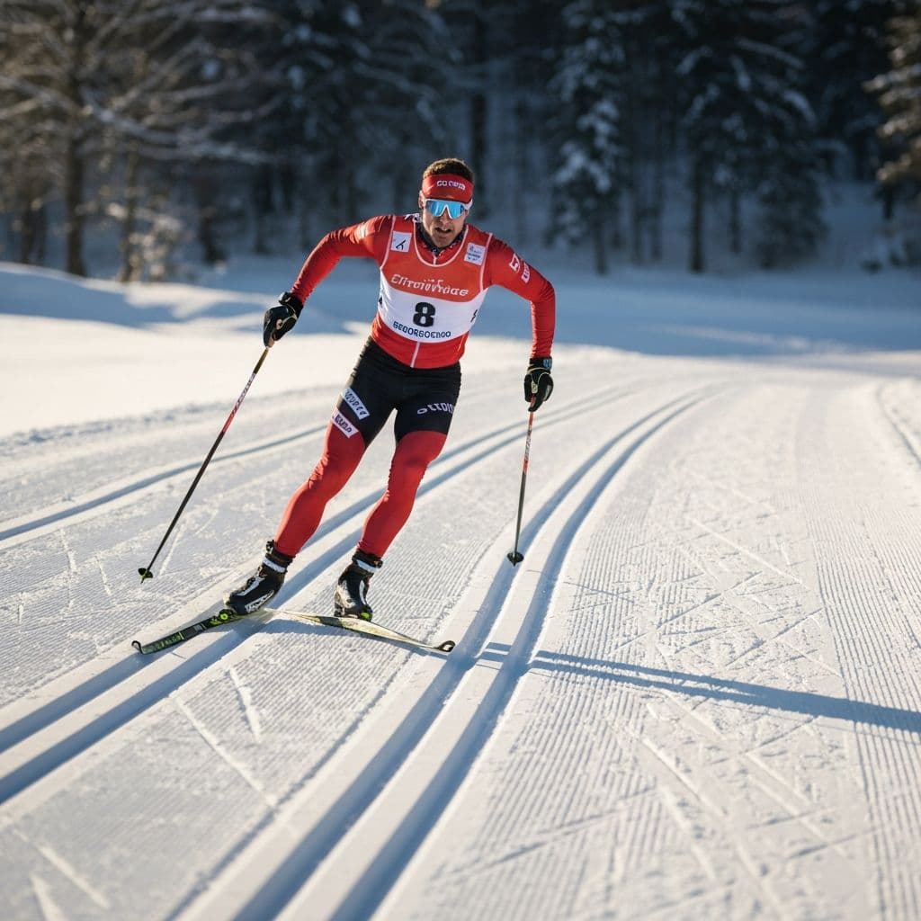 Langläufer beherrscht beide Techniken